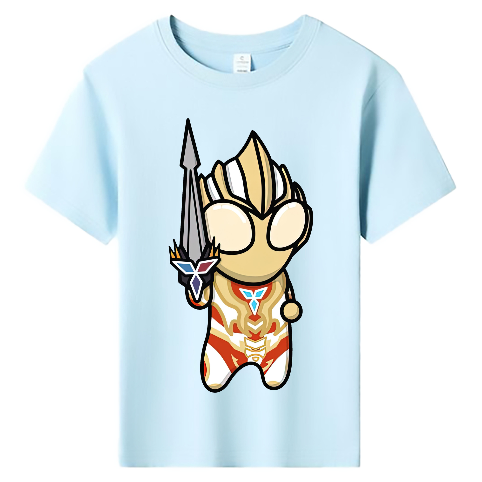 （画像用） ウルトラマン Ultraman 綿100％キッズTシャツ（フロントプリント）